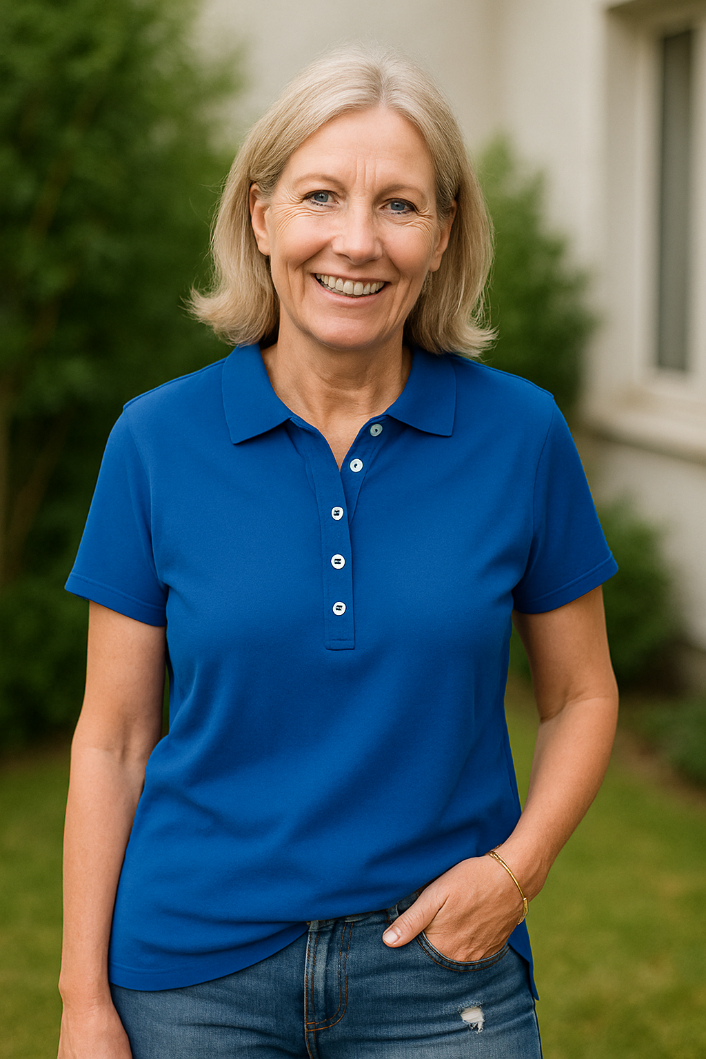 Inge - Åndbar poloshirt med elegant udseende