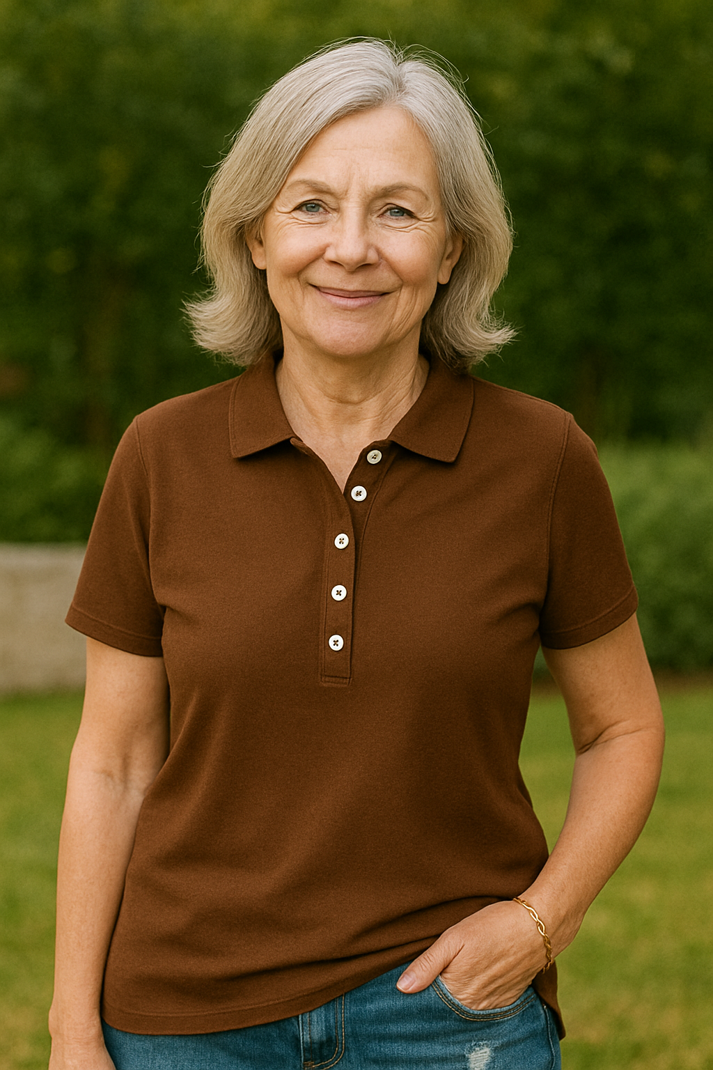 Inge - Åndbar poloshirt med elegant udseende