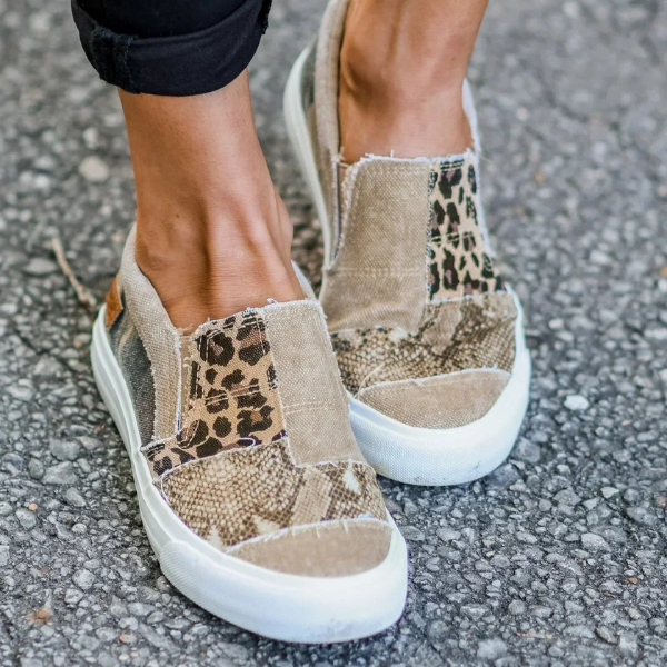 Naomi™ | Trendy smertelindrende slip-on sko