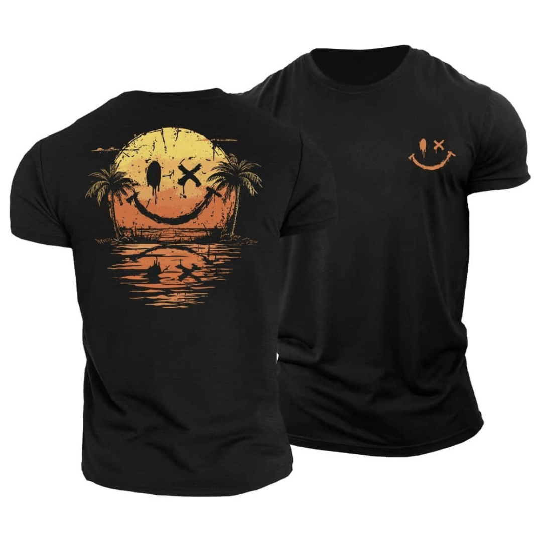 Sommerlig Smiley Sea T-shirt