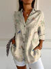 Jytte™ Blød bluse med print
